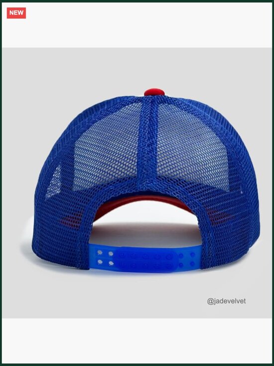 Adjustable Patriotic Trucker Hat with Mesh Venting main image 5